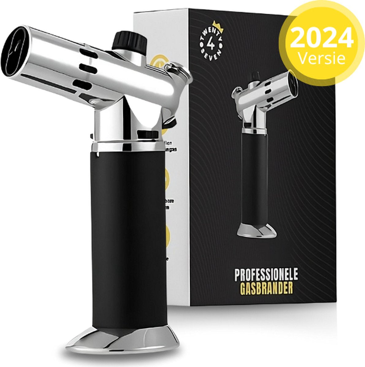 Twenty4seven® Professionele Gasbrander - Creme Brulee Branders - Vuurwerk & Camping - Navulbaar met Butaangas - Twenty4seven®