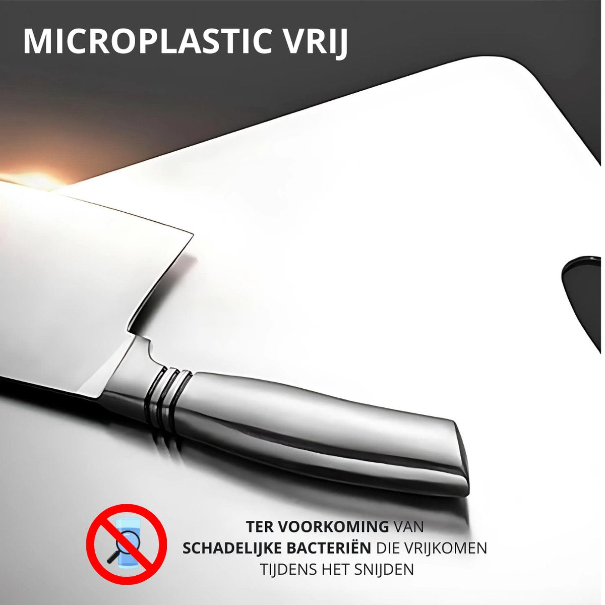 Twenty4seven® 100% Titanium Snijplank - RVS Cutting Board - 39x28CM - Snijplanken - Vaatwasserbestending - Twenty4seven®