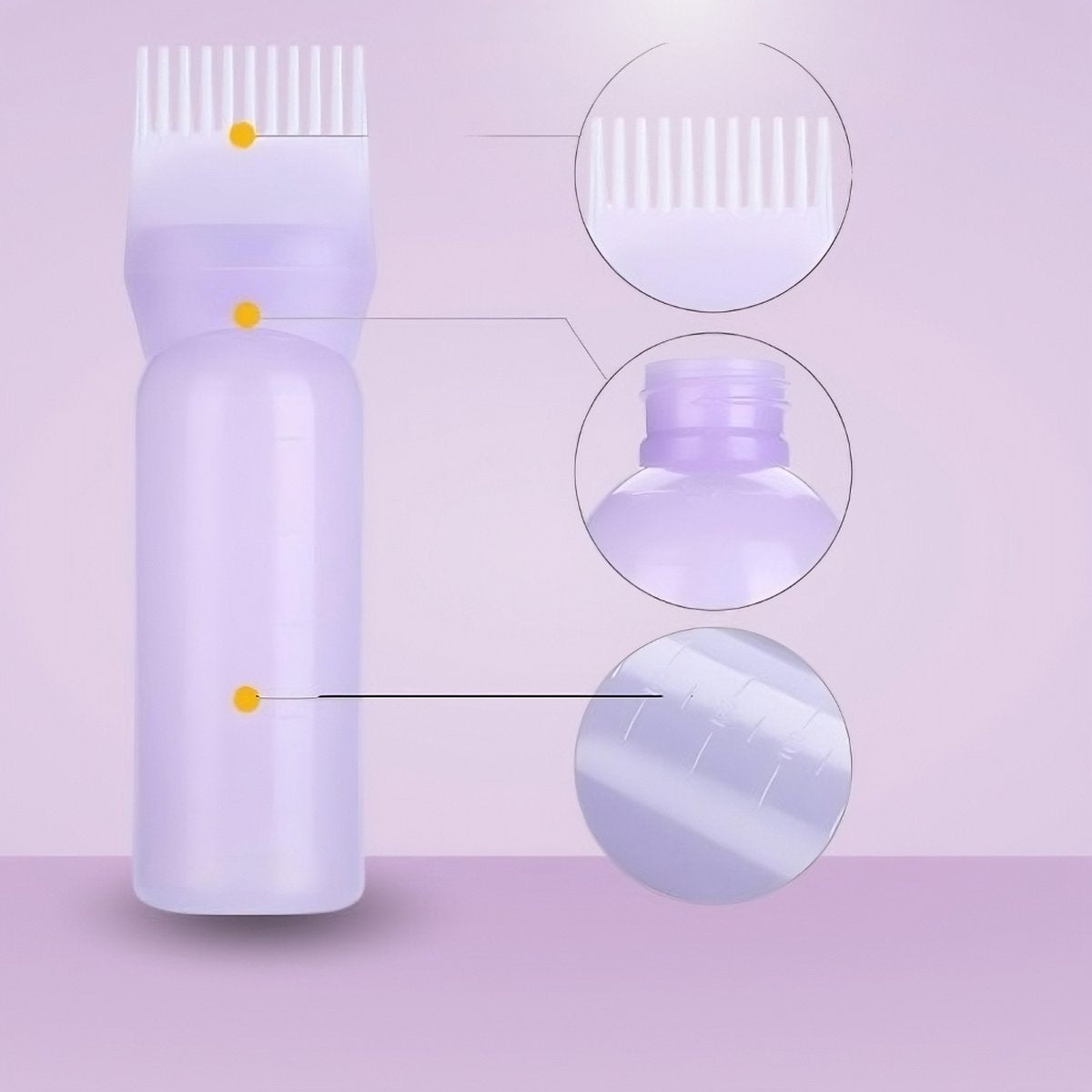 Twenty4seven® Haar Olie Applicator - Geschikt Voor Haarolie - Applicatieflesje - Haargroei - 200 ML - Twenty4seven®