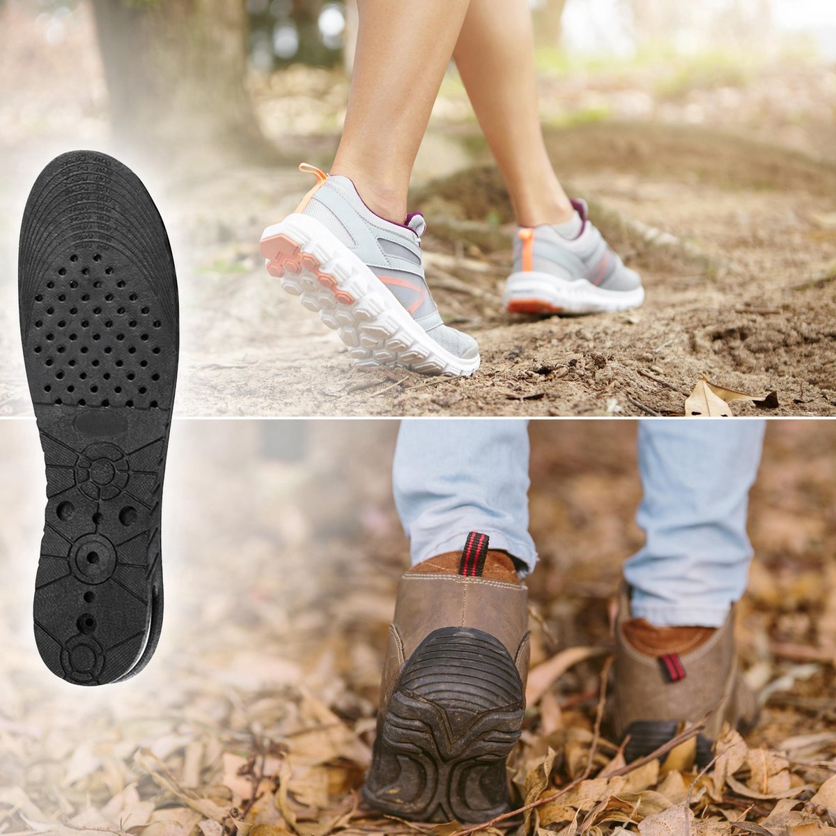 Twenty4seven® Verhogende Inlegzolen Heren - Hielbeschermers - Zooltjes Schoenen Verstelbaar - Hielspoor - Met 5 Verschillende Lagen - 2 Stuks - Onesize - Twenty4seven®