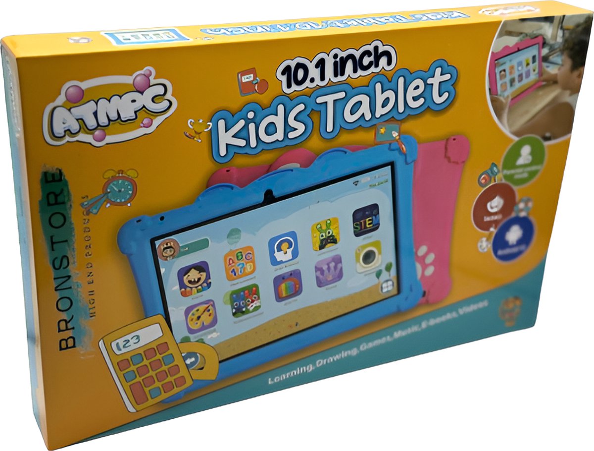 BronStore® Kindertablet Pro - 10 Inch Beeldscherm - Twenty4seven®