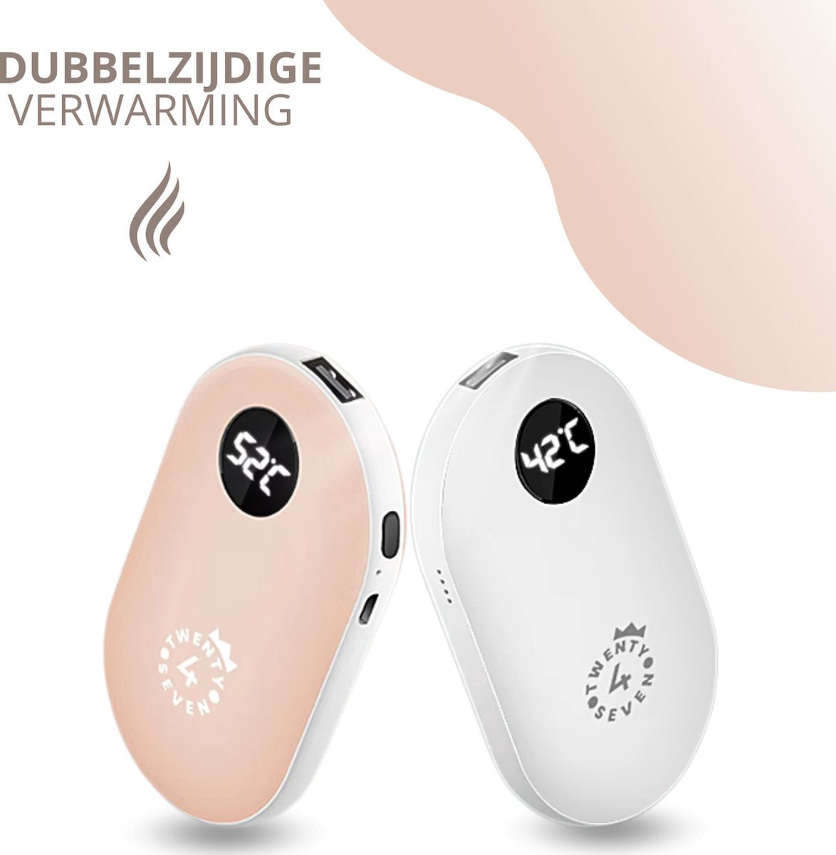 Twenty4seven® Handwarmer Wit - Twenty4seven®