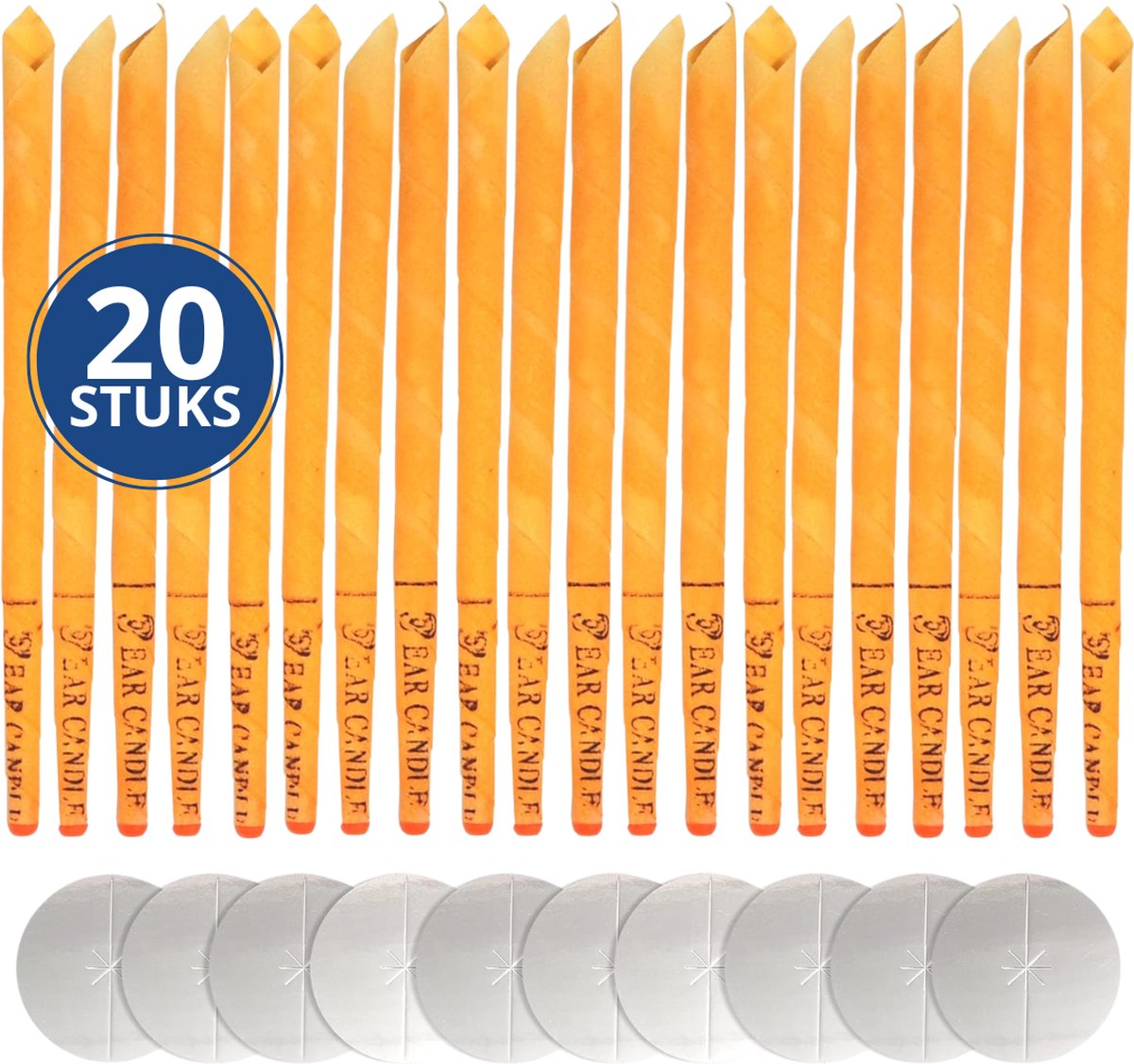 Twenty4seven® Oorkaarsen Set van 20 Stuks - Oorsmeer Verwijderaar - Oorreiniger - Oorreiniging - Ear Cleaner - Twenty4seven®