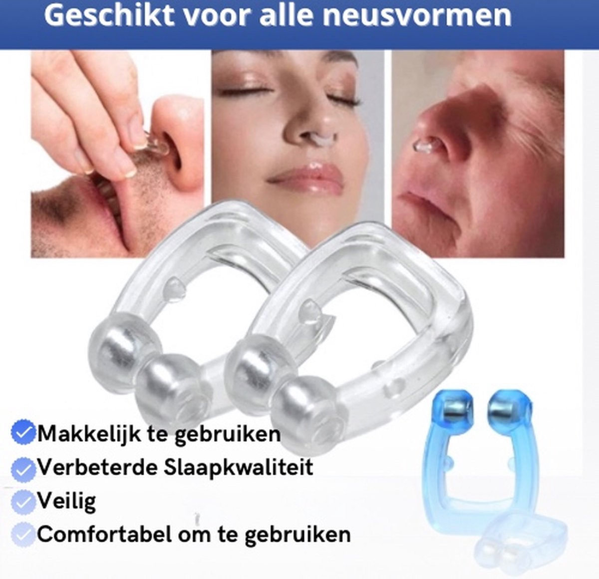 Twenty4seven® Anti Snurk Neusclips - Twenty4seven®