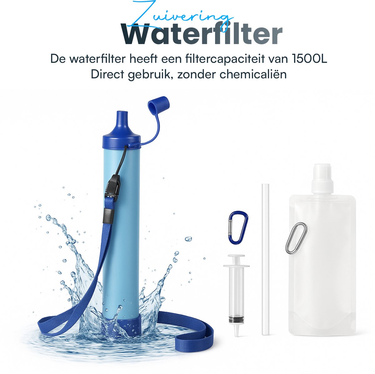 Twenty4seven® Ultieme Noodpakket voor Thuis - Survival Kit & Overlevingspakket - Oorlog, Stroomuitval & Rampen - Inc. Noodradio, Waterfilter, Nooddeken, Noodverlichting Etc. - Twenty4seven®