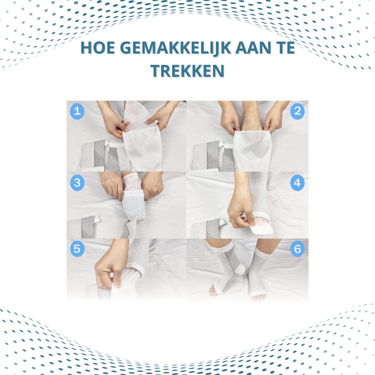 Twenty4seven® Neuropathie Sokken - Compressie Sok - Hielspoor - Steunsokken Zonder Tenen - Onesize - Twenty4seven®