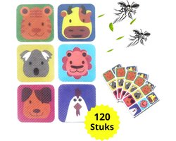 Twenty4seven® Anti Muggen Stickers - 120 Stuks - Citronella Sticker - Muggenstickers Voor Volwassenen &#38; Kinderen - Twenty4seven®