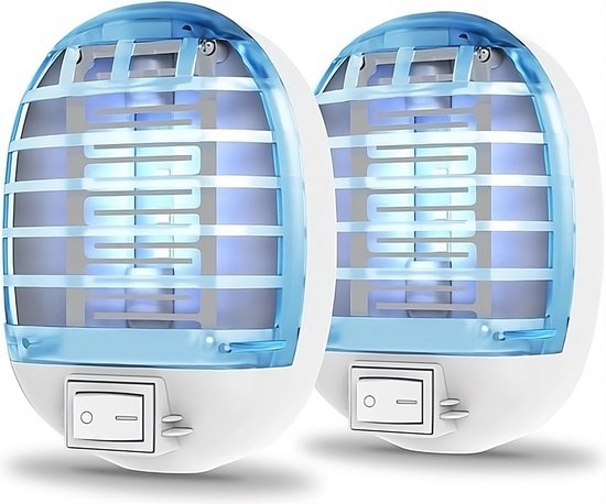 Twenty4seven® Anti Muggenlamp 2 Stuks - Elektrische Muggenvanger - Insectenlamp - Muggenstekker - Vliegenvanger Elektrisch - Vliegenlamp voor Binnen & Buiten - Twenty4seven®